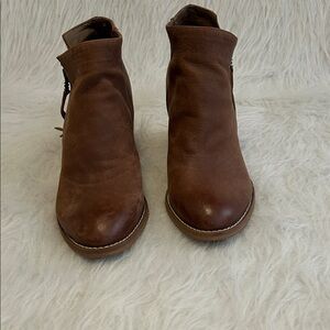 Sam Edelman Brown Leather Ankle Boots